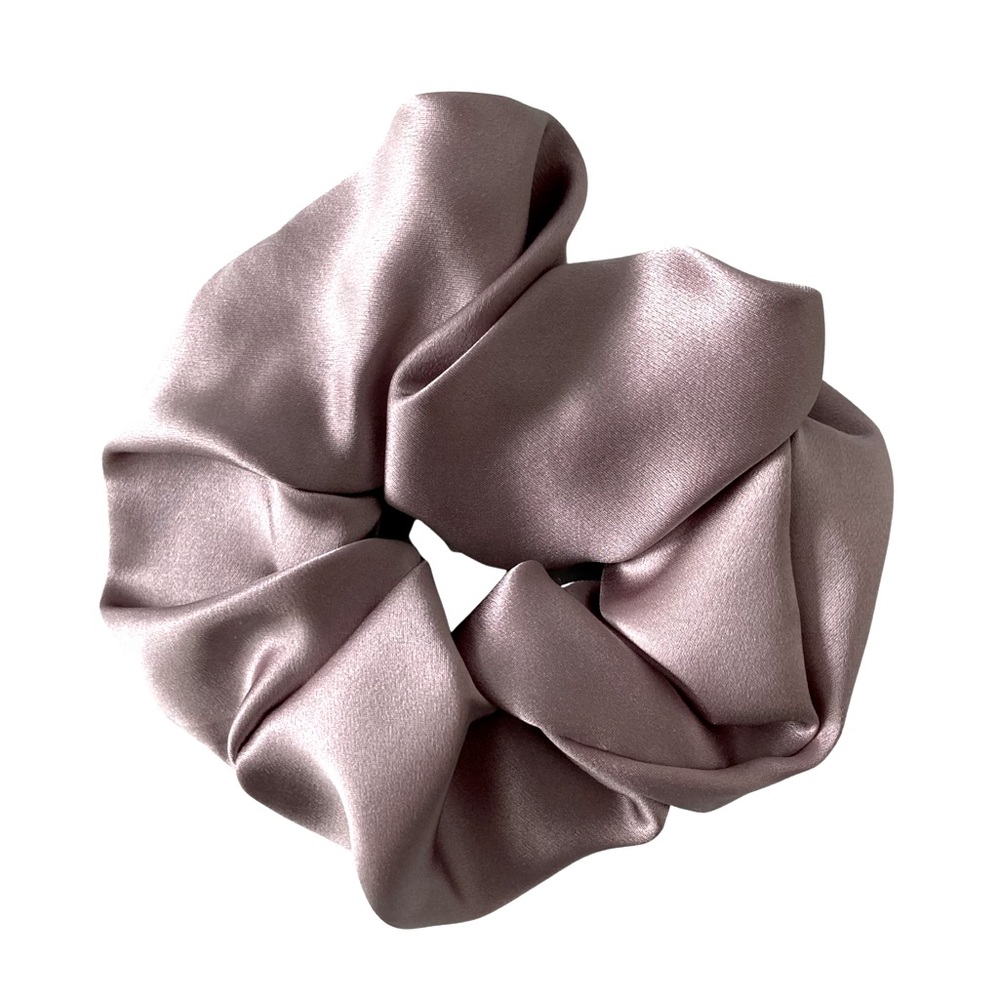 100% Silk Scrunchie - Mauve